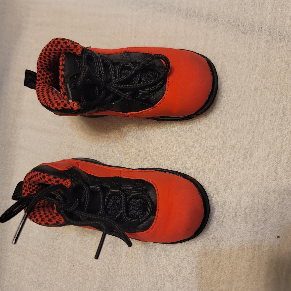 Kids Red and Black Shoes